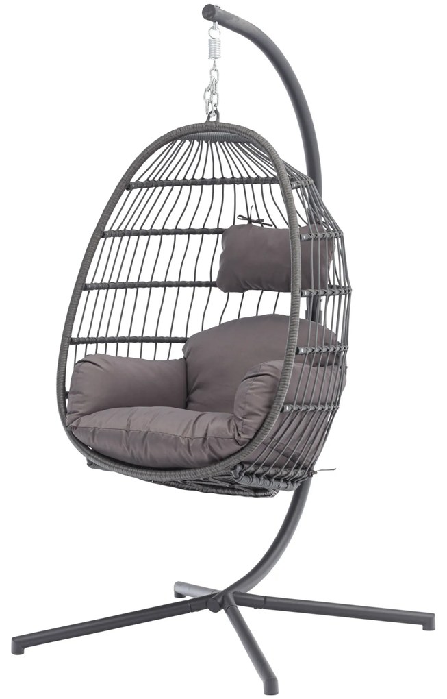 Verona hangstoel aluminium met standaard