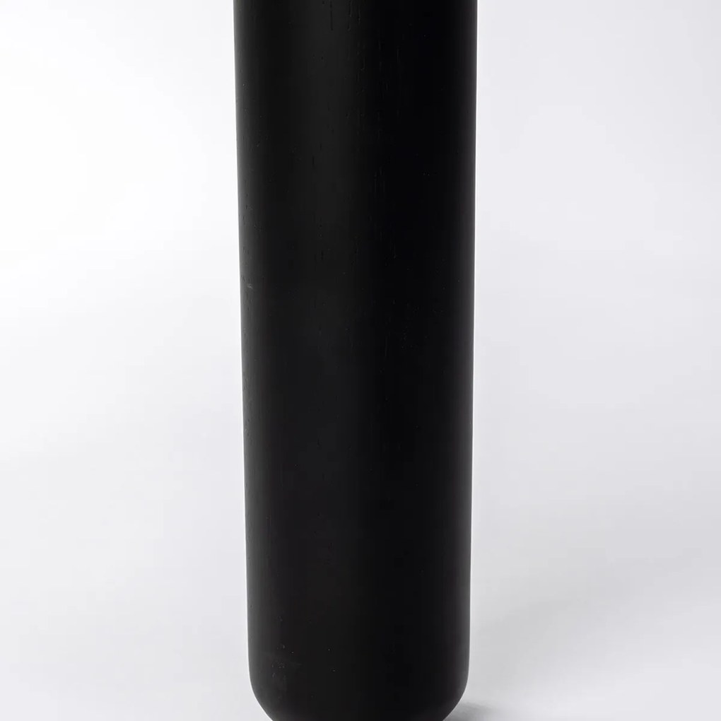 Ronde Eettafel Zwart - 128 X 128cm.