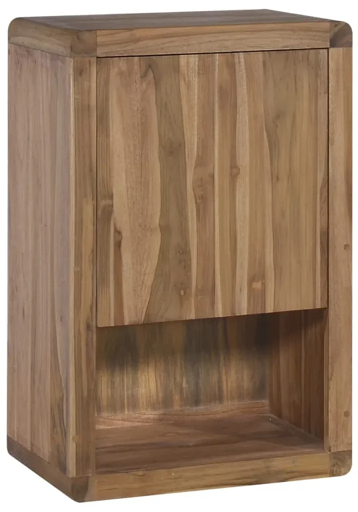 vidaXL Badkamerwandkast 45x30x70 cm massief teakhout