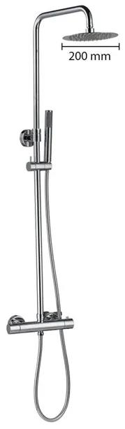 Best Design Paris Showerpipe met thermostaat en 20cm douchekop chroom 3801101