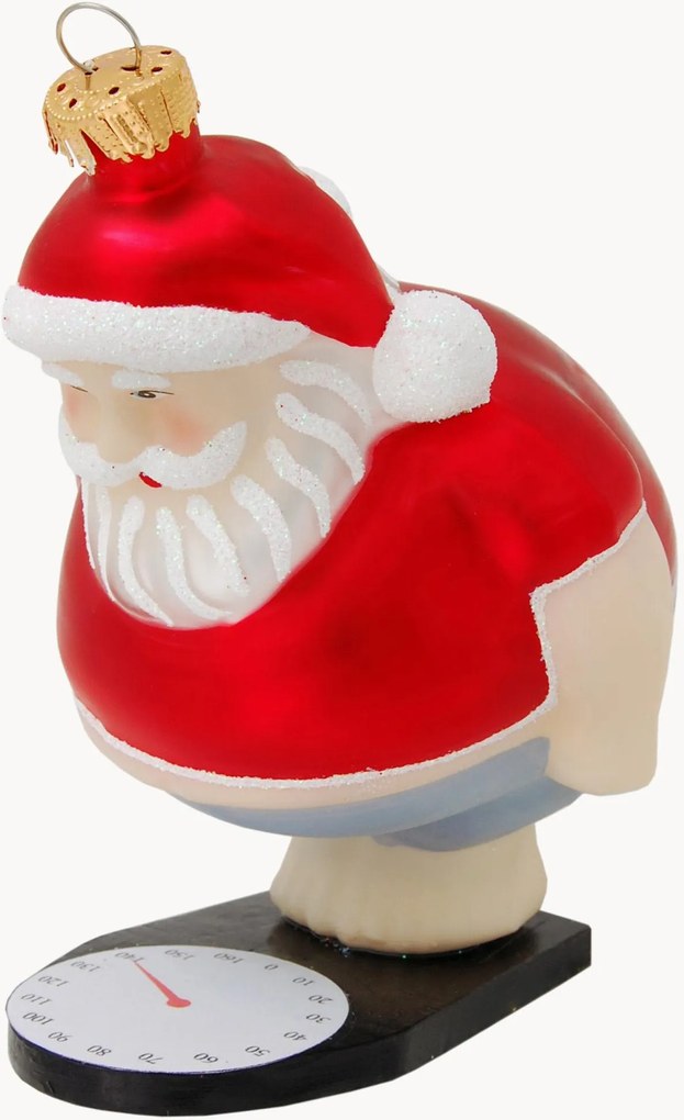 Handbeschilderde kerstboomhanger Santa