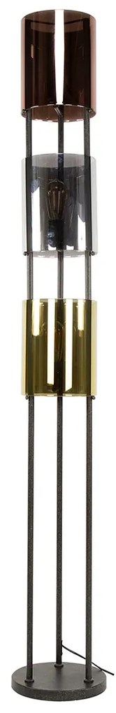 Vloerlamp Tricolore Zwart