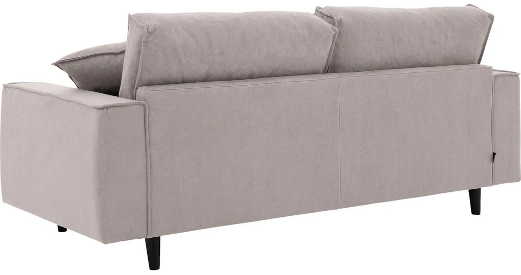 Goossens Bank Jonas beige, stof, 2,5-zits, urban industrieel