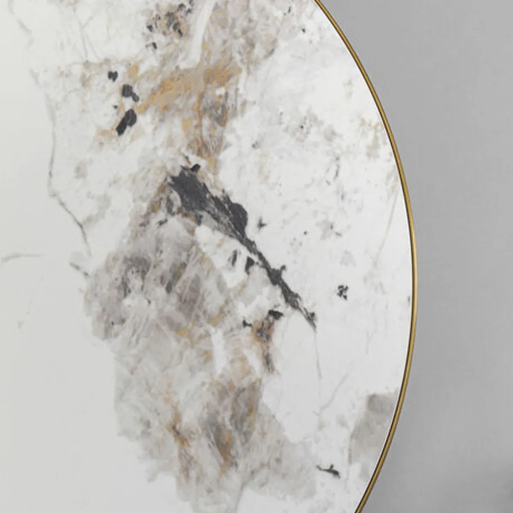 Kare Design Cono Ronde Bijzettafel Marmer - 50 X 50cm.