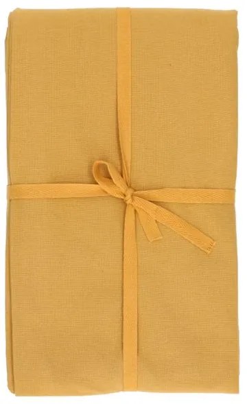 Tafelkleed, GOTS bio-katoen, okergeel, 145 x 300 cm