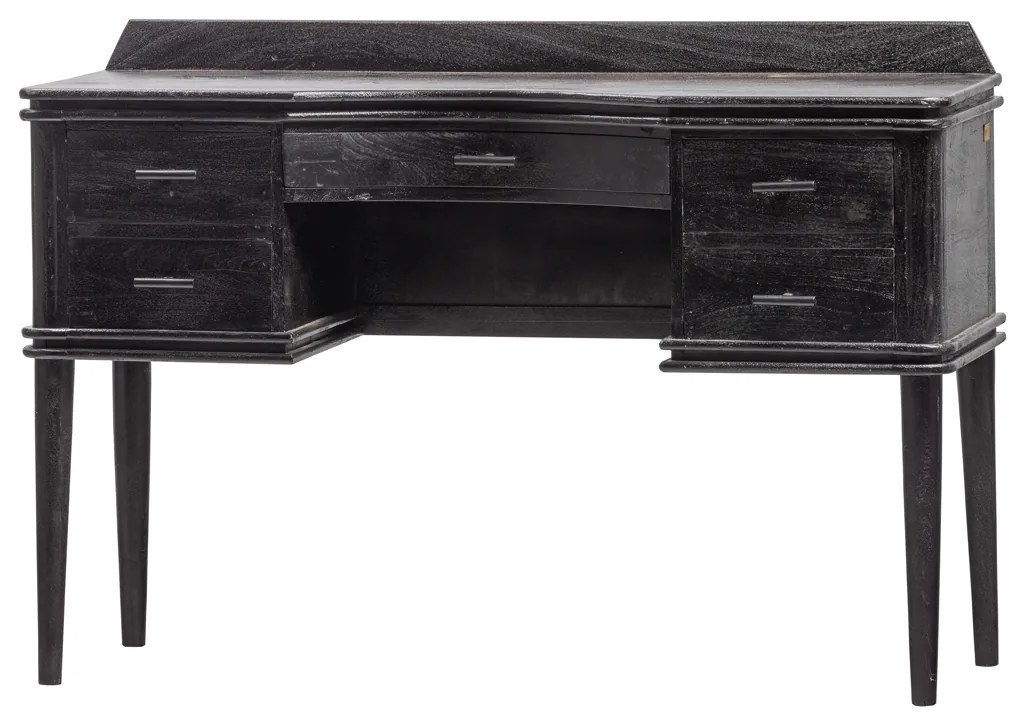 BePureHome Boudoir Kaptafel Acaciahout Zwart - 120 X 40cm.