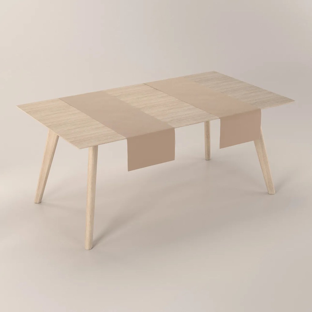 Dekoria Rechthoekige tafelloper, beige, 40 x 130 cm