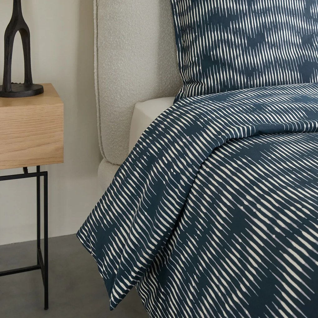 Dekbedovertrek van gewassen katoensatijn, VITTORE