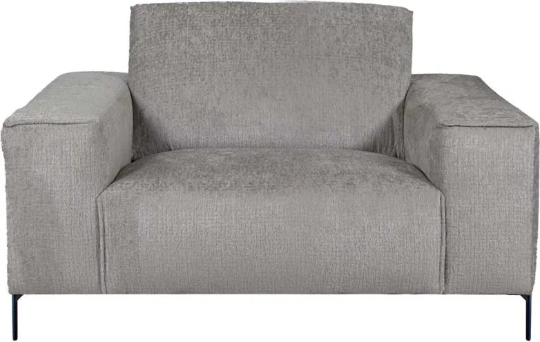 Fauteuil - Höft - stof Fusion grijs 149