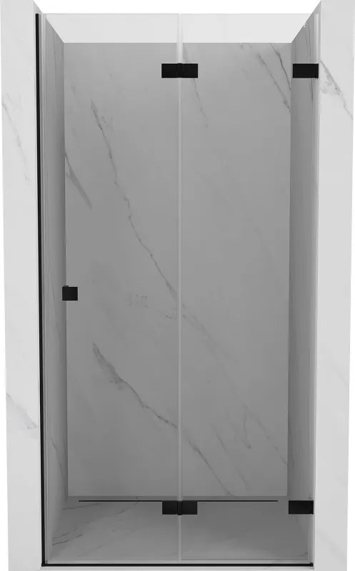 Mexen Lunar-F opvouwbare douchedeur rechts 100 cm, transparant, zwart - 836-100-000-70-00-P