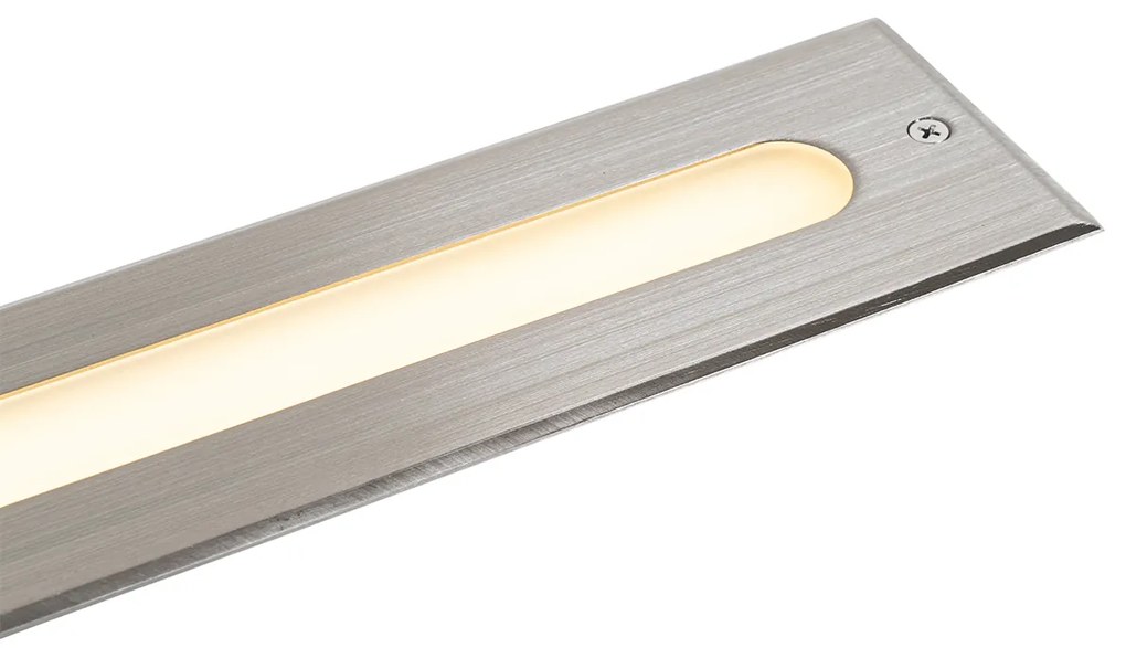 Buitenlamp Moderne grondspot staal 50 cm incl. LED IP65 - Eline Modern IP65 Buitenverlichting