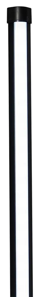 Vloerlamp met dimmer zwart incl. LED met RGB en afstandsbediening - Carla Design Binnenverlichting Lamp