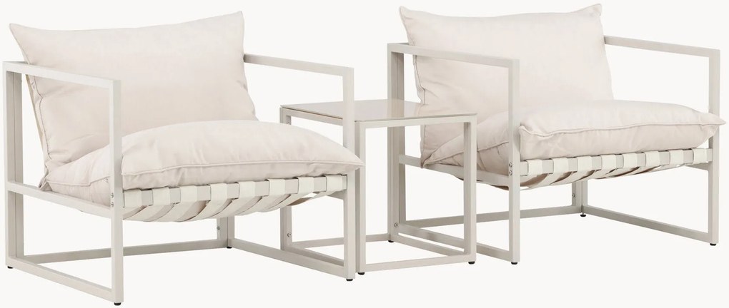 Tuin loungeset Messina, 4-delig