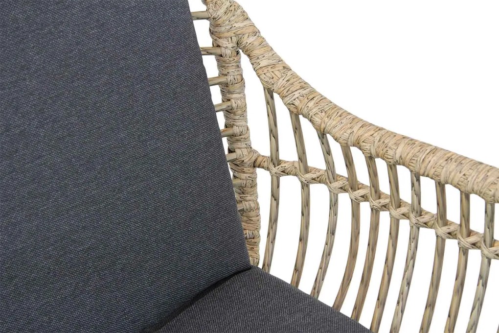 Tuinset 8 personen 300 cm Wicker Taupe Coco Coco Leonardo