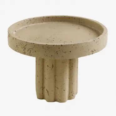 Ronde Resinensleutelhouder Carlow Beige – Crème - Sklum