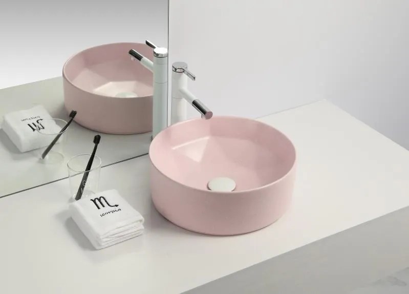 SaniGoods Rombo waskom 40x14cm roze