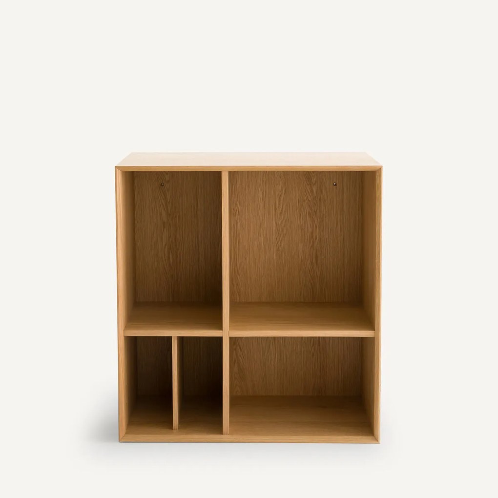 Kleine boekenkast in eikenfineer, Mikube