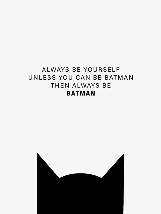 Ilustratie Always be Batman, Finlay & Noa