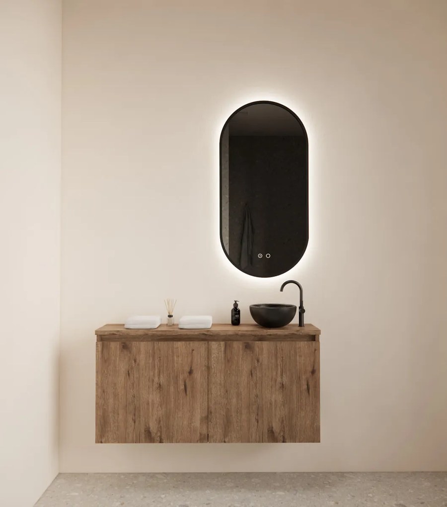 Gliss Design Echo toiletmeubel 100cm castle eiken