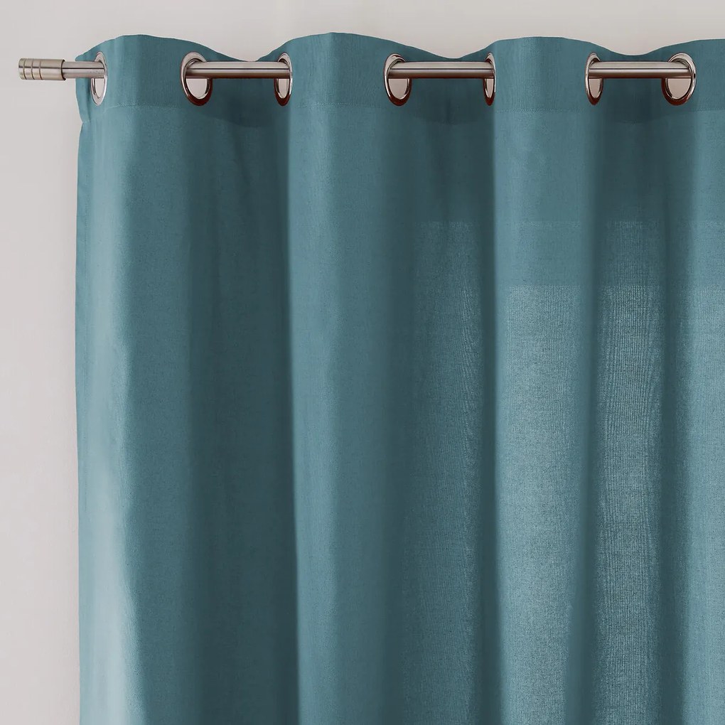 Katoenen gordijn met oogjes Scenario