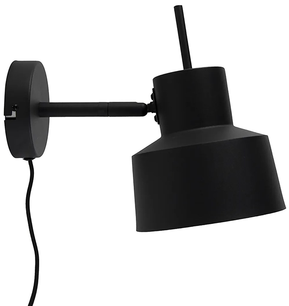 Smart wandlamp zwart incl. Wifi A60 - Chappie
