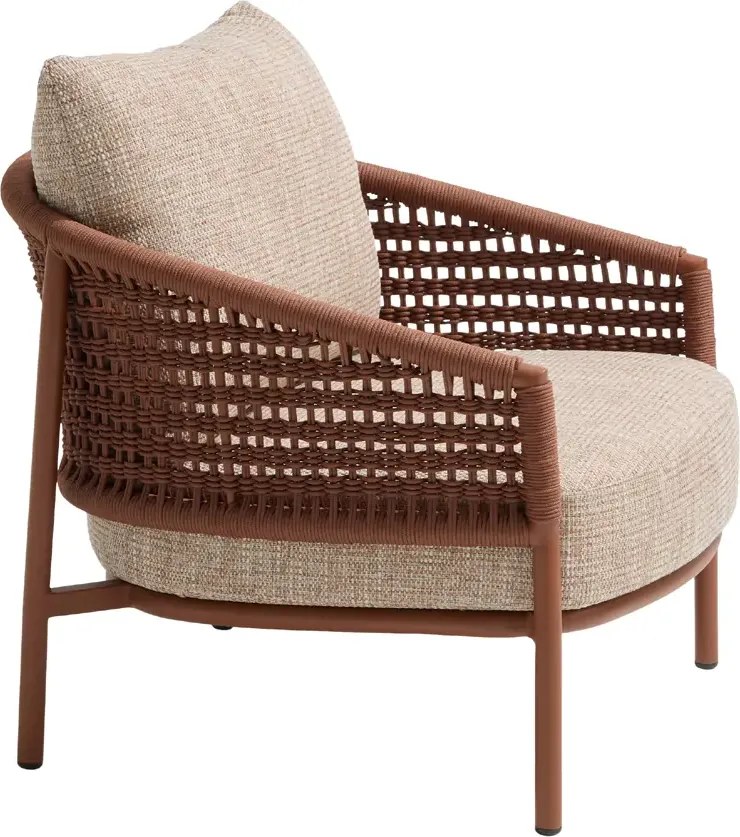 4 Seasons Outdoor Cala loungestoel Spicy Loungestoel   beige weerbestendig