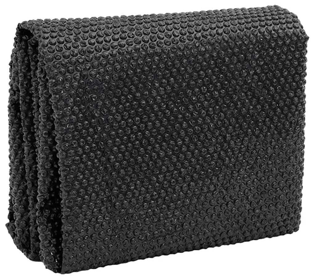 vidaXL Zwembadfolie solar drijvend 300x200 cm PE zwart en blauw