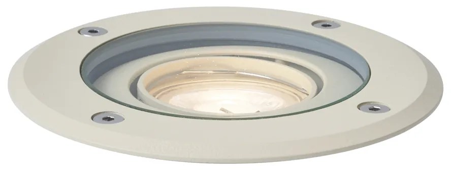 Buitenlamp Moderne grondspot grijs beige GU10 50mm verstelbaar IP65 - Delux Modern GU10 IP65 Buitenverlichting