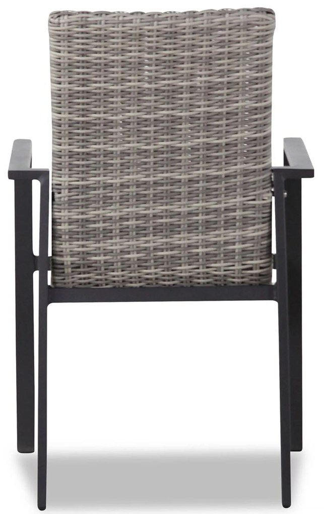 Tuinstoel stapelbaar Wicker Grijs-antraciet Lifestyle Garden Furniture Upton
