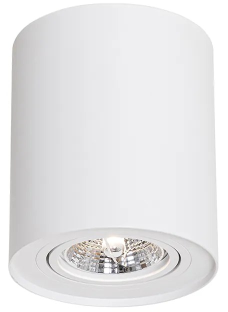 Moderne plafondspot wit draai- en kantelbaar AR70 - Rondoo Up