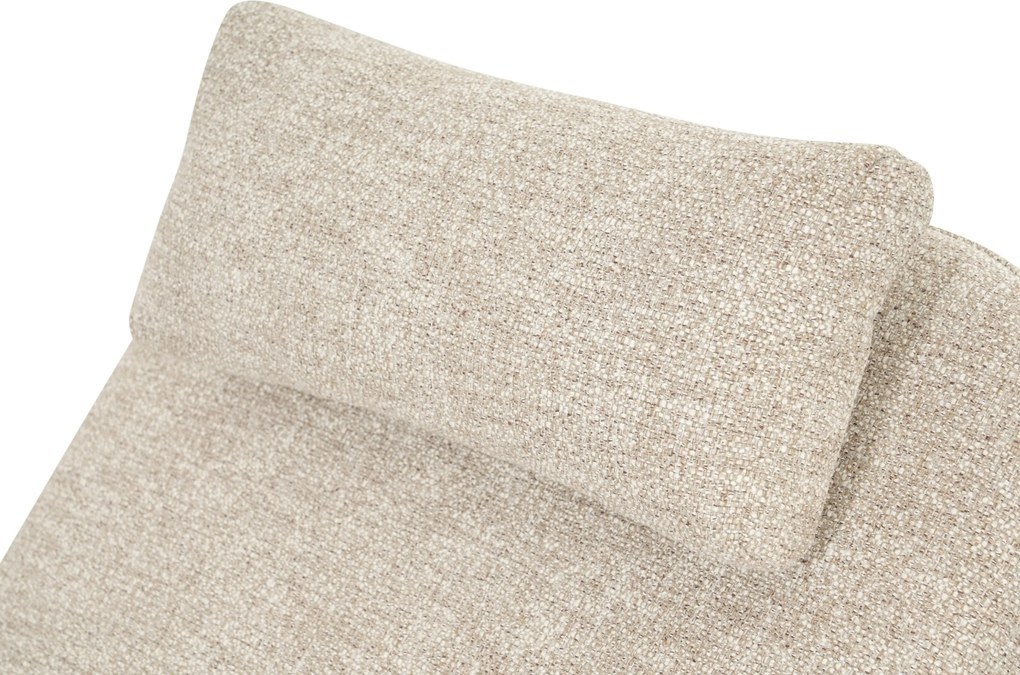 Santika Cayora Ligbed Aluminium Zand/Beige