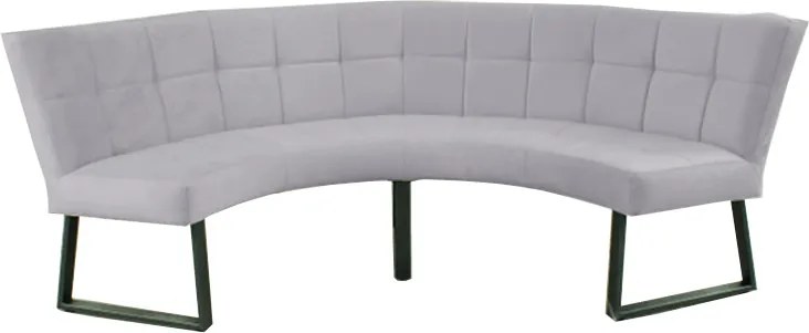 Eetkamerbank - Amsterdam - stof Element grijs 03 - geschikt voor tafel 130 cm