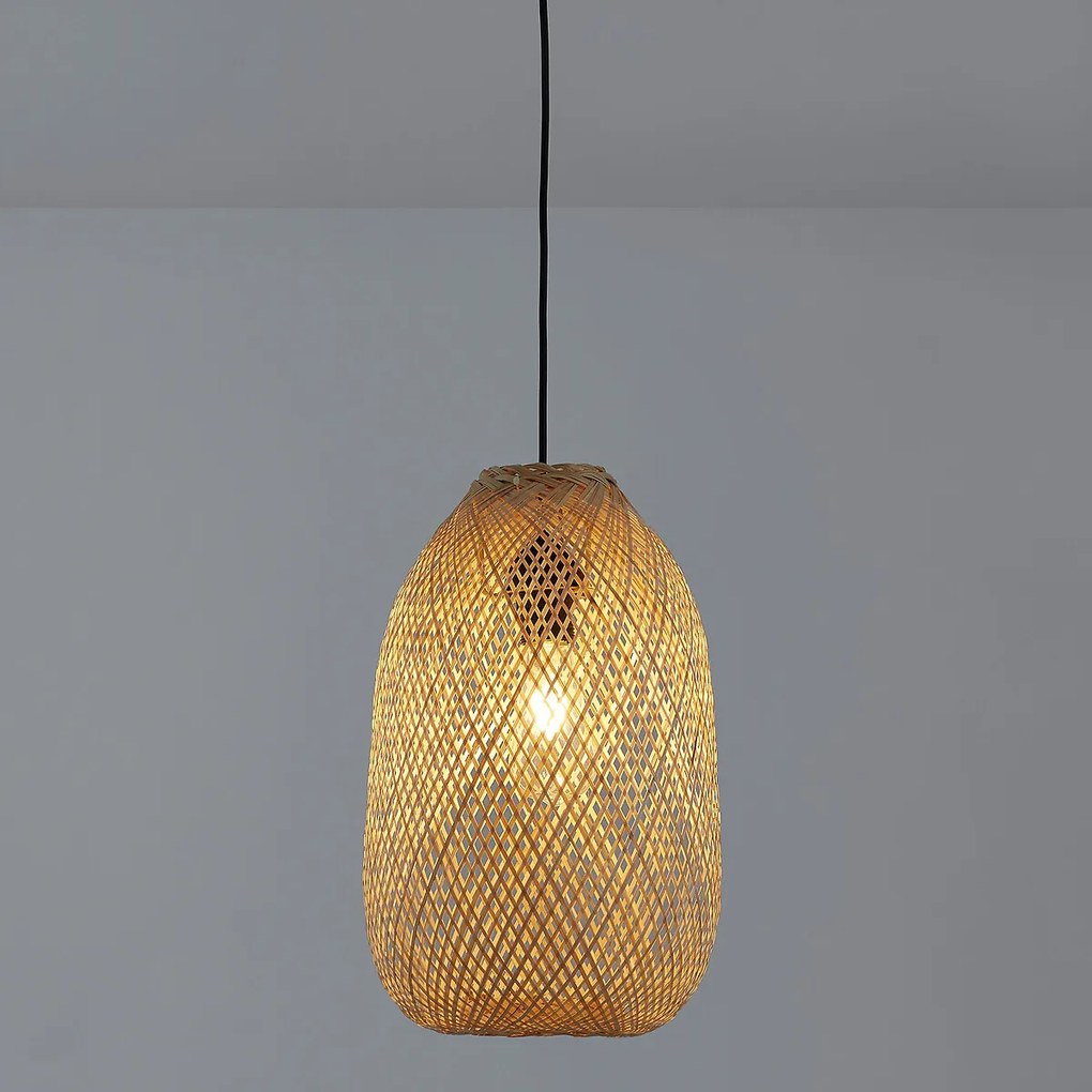 Hanglamp in bamboeØ25 cm, Ezia