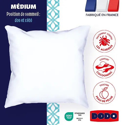 Hoofdkussen MEDIUM - Cocooning&Anti-mijt