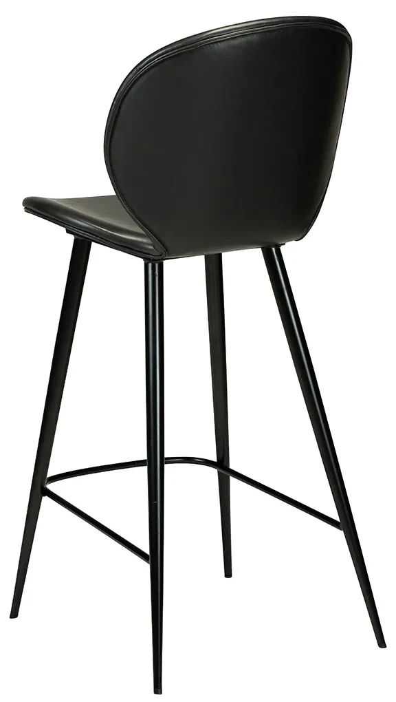 Dan-Form Cloud Lage Design Barkruk Zwart Kunstleer