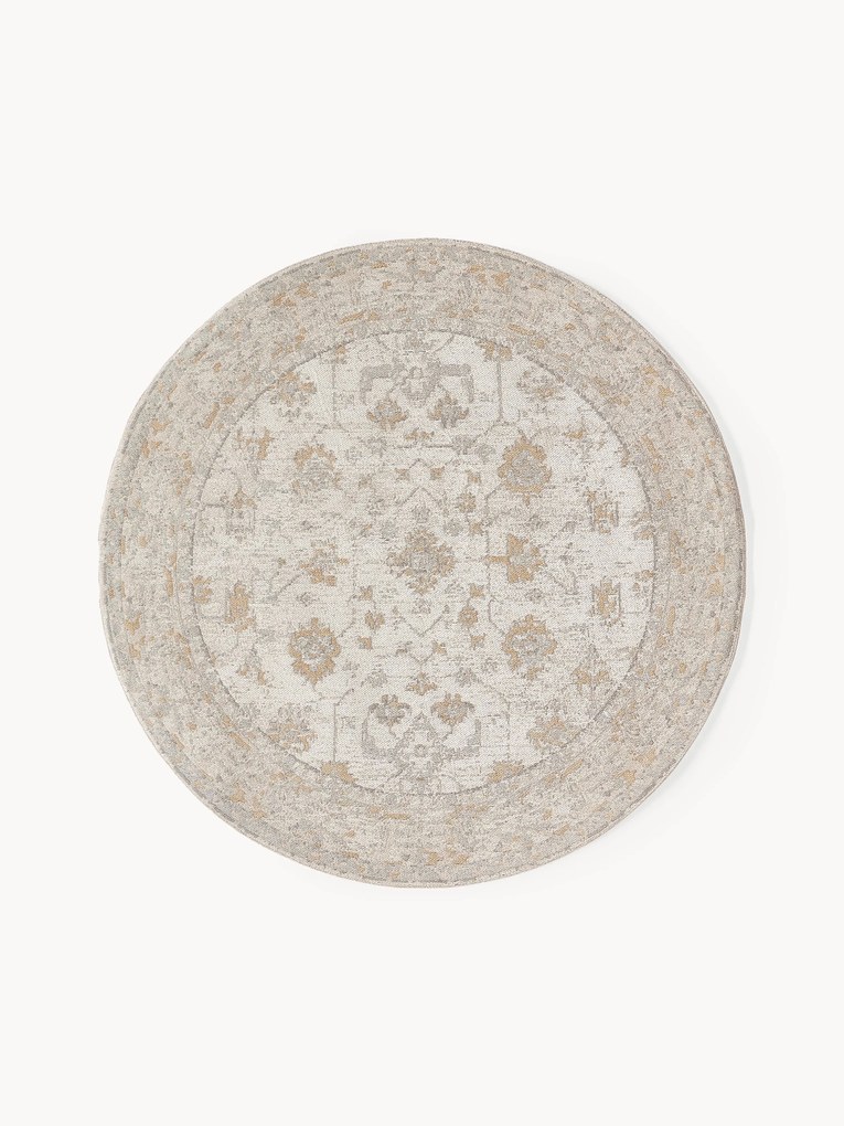 Handgeweven chenille vloerkleed Loire