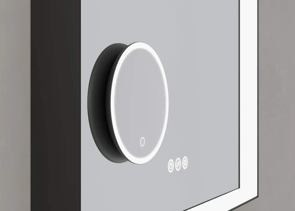 Thebalux M19 scheerspiegel rond 15cm met verlichting