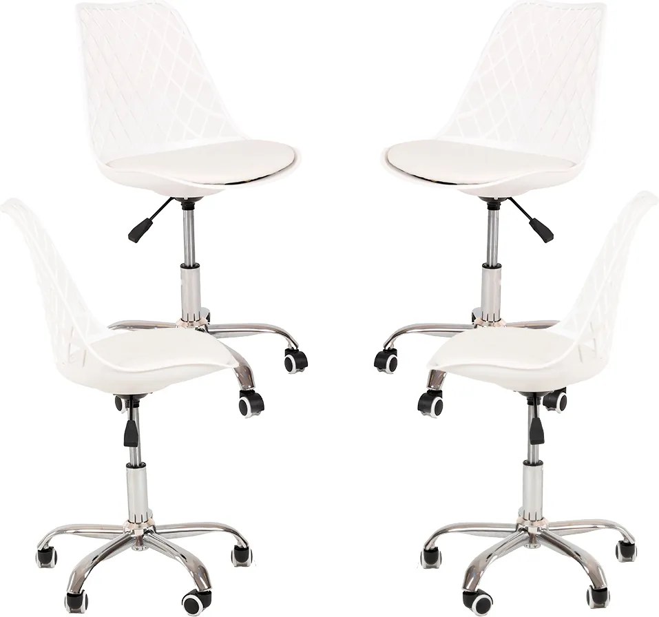 Pak 4 Mima-bureaustoelen in