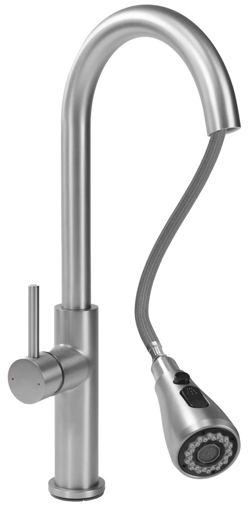 Keukenkraan Rea Nest Brush Steel