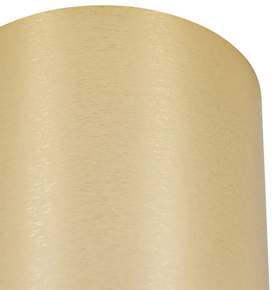 Design opbouwSpot / Opbouwspot / Plafondspot goud GU10 50mm - Tubo Honey Design GU10 cilinder / rond Binnenverlichting Lamp