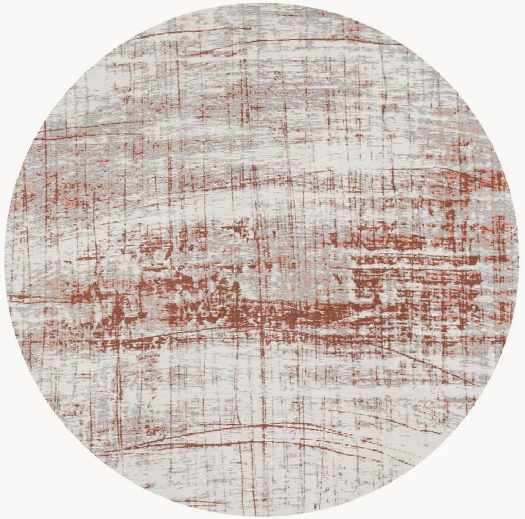 Wasbaar rond jacquard indoor & outdoor vloerkleed Griff