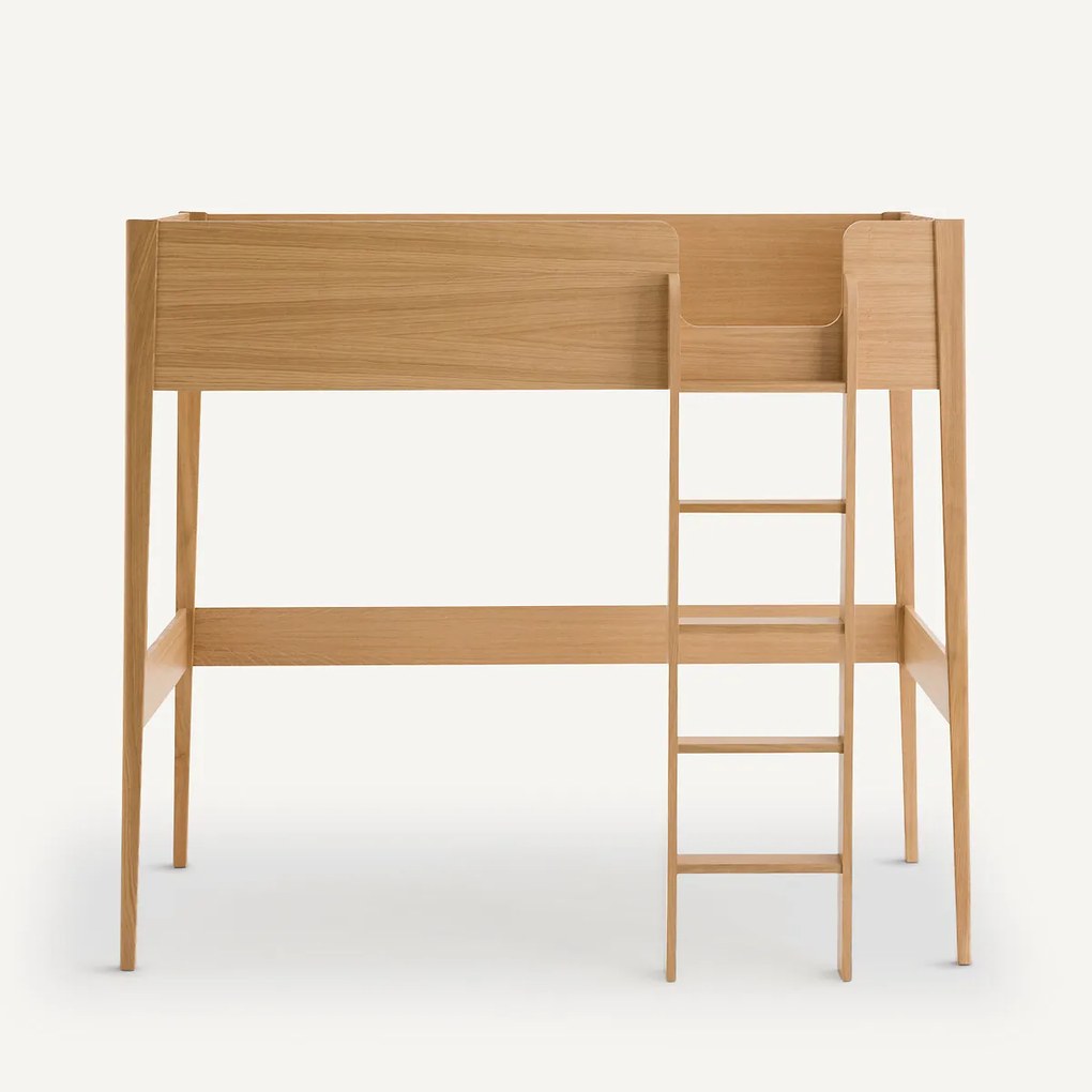 Mezzanine bed in fineereik met bedbodem, Alceste
