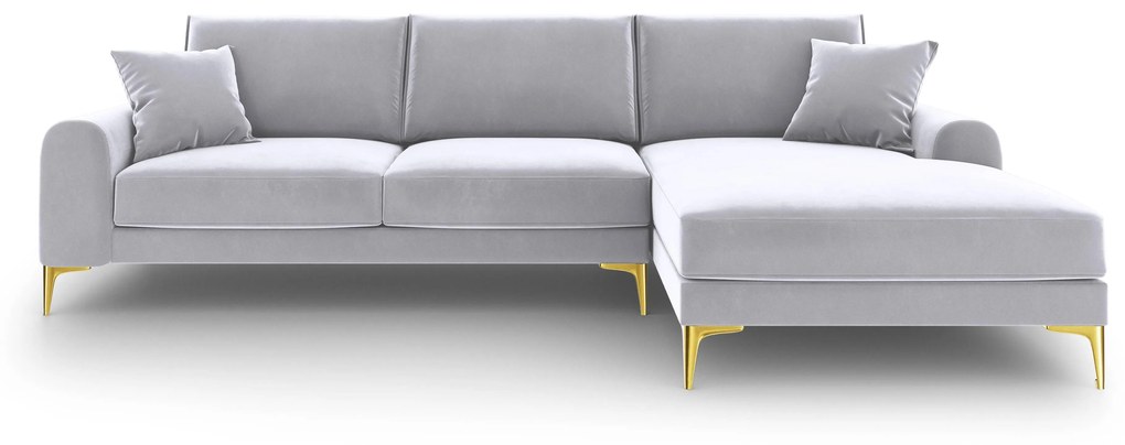 4.5-zitshoekbank Madara rechts velvet | Mazzini Sofas