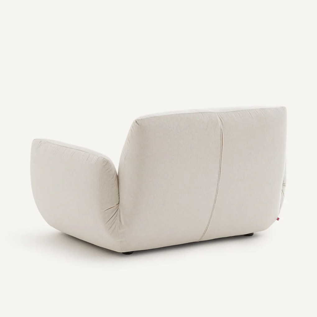 Fauteuil van linnen fluweel, SPOGANO