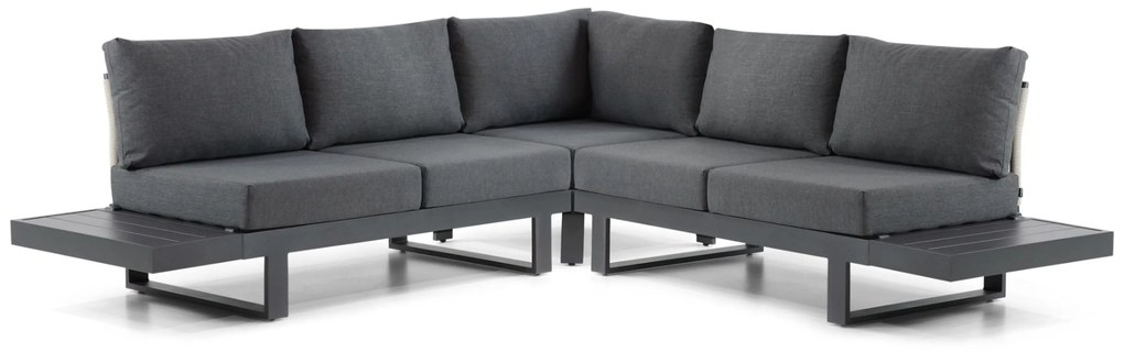 Hoek loungeset 5 personen Aluminium Grijs  Lifestyle Garden Furniture Lorenzo