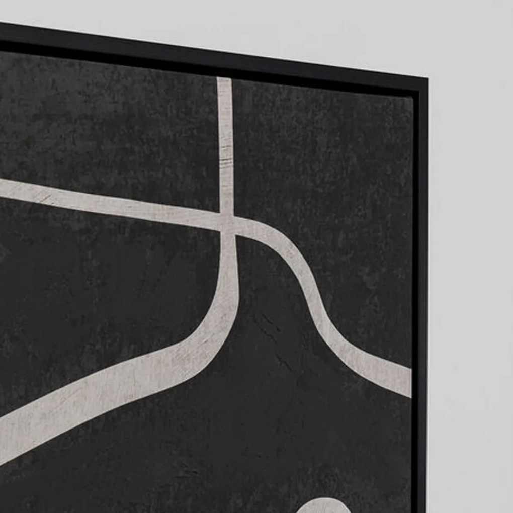 Abstract Schilderij Zwart Wit