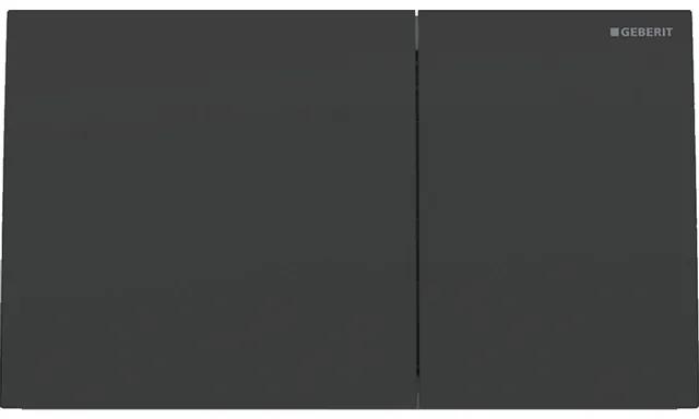 Geberit Sigma70 bedieningsplaat - 2 toets - zwart mat 115.622.14.1