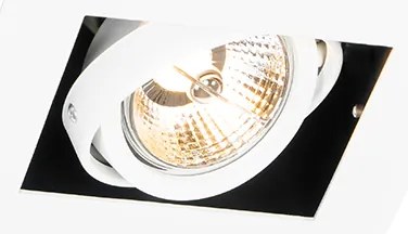 Set van 6 Moderne inbouwspot wit verstelbaar - Oneon 70