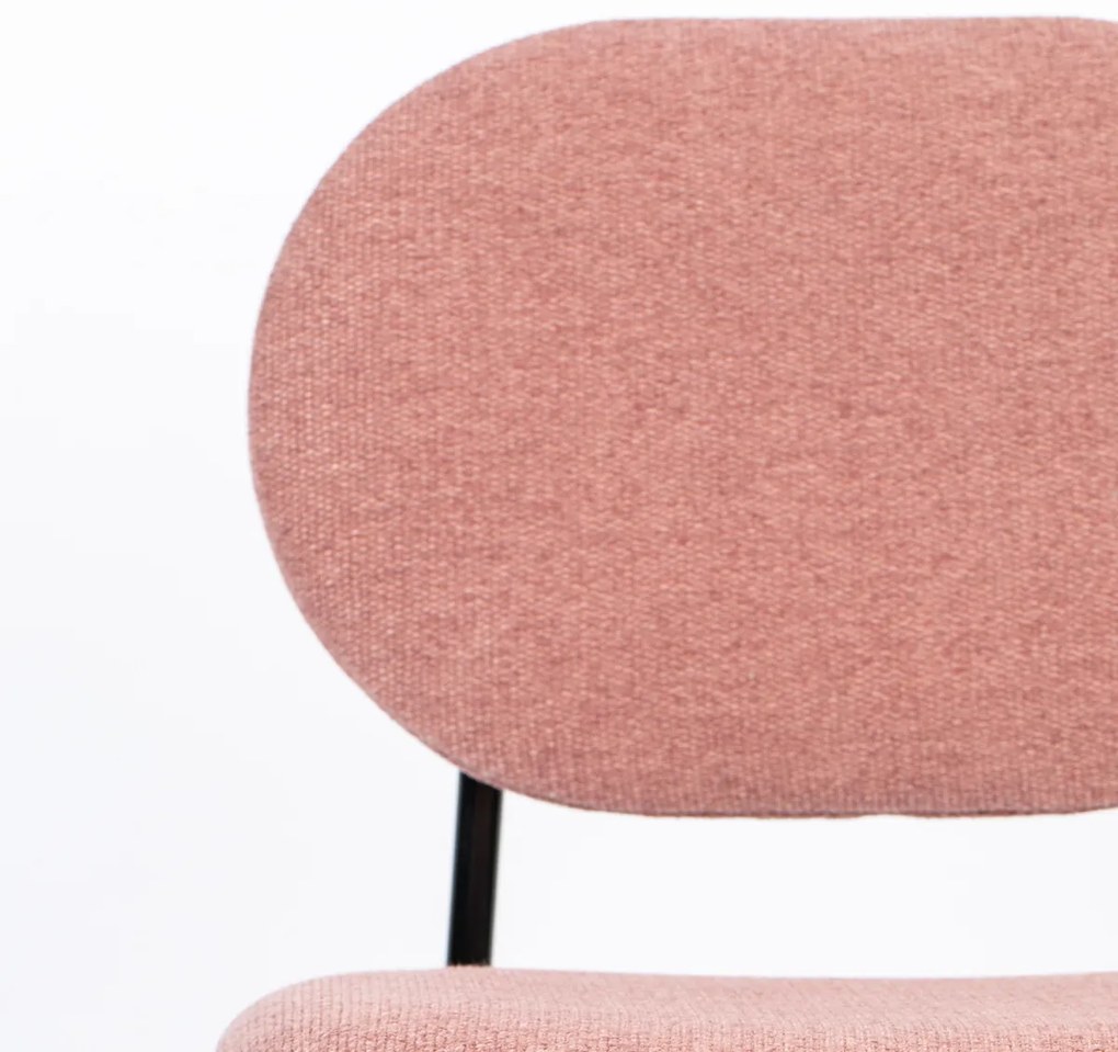 Zuiver Spike Counter Barkruk Retro Design Roze