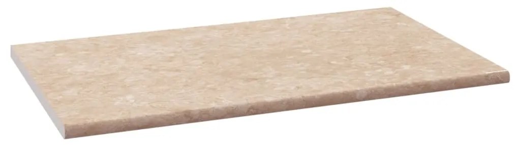 vidaXL Aanrechtblad 100x60x2,8 cm spaanplaat beige met marmertextuur